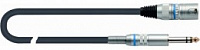 QUIK LOK CM189-6 микрофонный кабель, 6 метров, разъемы XLR Male - Stereo Jack 6,3мм ( XLR/M - Jack Stereo), цвет черный