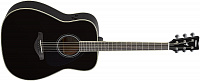 Yamaha FG-TA BL  трансакустическая гитара, цвет Black, корпус вестерн