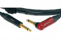 KLOTZ TIR-0600PSP TITANIUM готовый инструментальный кабель 6м, джек моно Neutrik - джек моно Neutrik 'silent' угловой,