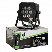 Involight SLIMPAR710PRO - Светодиодный прожектор RGBWA+UV, 10 Вт мультичип (7 шт.), DMX-512, ИК-ДУ