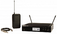 SHURE BLX14RE M17 662-686 MHz радиосистема с поясным передатчиком BLX1. Кронштейны для крепления в рэк в комплекте