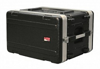 GATOR GR-6S - рэковый кейс, 6U, глубина 14,25", стальные рельсы,укороченный