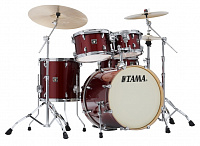 TAMA CK50RS-DRP SUPERSTAR CLASSIC WRAP FINISHES ударная установка из 5-ти барабанов, цвет темно-красный, материал клён.