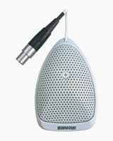SHURE MX392/S плоский (поверхностный) конденсаторный суперкардиоидный микрофон, черный.
