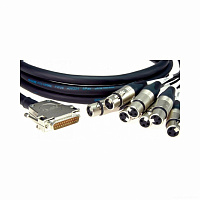 KLOTZ TAN08DM01 мультикабель 1 м, D-Sub25 - 8 XLR Neutrik Male