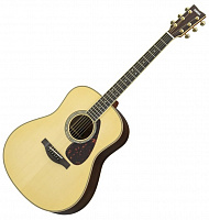 Yamaha LL16 BRS  акустическая гитара, дека-ель Engelman массив, корп.-палис.массив, цвет