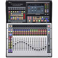 PreSonus StudioLive 32SC цифровой микшер, 38 кан.+8 возвратов, 16+1фейдер, 22аналоговых вх/12вых, 4FX, 4GR,16MIX, 4AUX FX, USB-audio,AVB-audio