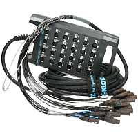 KLOTZ TL2U168X20 TrueLink EcoLine мультикор 16 входов, 8 выходов, разъемы Neutrik XLR F/Amphenol XLR M, корпус металл, длина 20