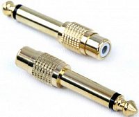 Invotone AD160 - переходник  RCA <> джек 6,35 мм моно, корпус металл