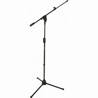 QUIK LOK A514 BK EU телескопическая микрофонная стойка типа журавль на треноге, высота 100-176 см, длина журавля 53-91 см, чёрн