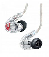SHURE SE846-CL-EFS наушники внутриканальные (наушники вставные), трехполосные, с четырьмя драйверами, прозрачные