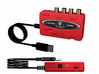 BEHRINGER UCA222 внешний интерфейс USB для записи и воспроизведения звука на компьютере (PC / MAC)