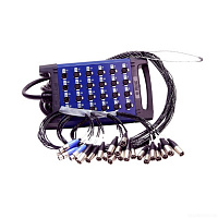 KLOTZ TL2U204X50 TrueLink EcoLine мультикор 20 входов, 4 выхода, разъемы Neutrik XLR F/Amphenol XLR M, корпус металл, длина 50