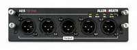 DLIVE-M-DL-AES10O-A / Карта AES3 I/O для систем dLive; 10 выходов / ALLEN&HEATH