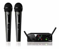 AKG WMS40 Mini2 Vocal Set US25BD (537.9/540.4МГц) вокальная радиосистема с приёмником SR40 Mini Dual и двумя ручными передатчиками