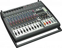 BEHRINGER PMP4000 активный микшер 2 х 800 Вт @ 4 Ом (2 х 600 Вт RMS), 8 моновходов, 4 стерео, процессор эффектов