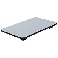 QUIK LOK Z710 GR нижняя полка для стола серии Z, серая отделка, 46х76 см, нагрузка до 40 кг, ламинированный пластик