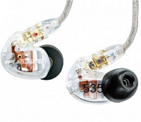 SHURE SE535-CL-EFS наушники внутриканальные (наушники вставные), три драйвера, прозрачные