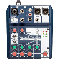 Soundcraft Notepad-5 компактный 5-канальный микшерный пульт с USB