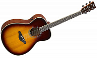 Yamaha FS-TA BS  трансакустическая гитара, цвет Brown Sunburst, корпус концертный