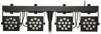 Involight MLS HEX48 - Светодиодный прожектор RGBWA/UV 12х12 Вт, кейс, ножной и ИК ДУ- пульт