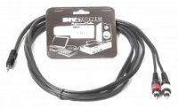 Invotone ACA2002 - кабель, 3,5 джек стерео <>2 RCA, длина 2 метра