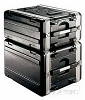 GATOR GR-3S - рэковый кейс, 3U, глубина 14,25", стальные рельсы,укороченный