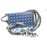 KLOTZ TL2U248X50 TrueLink EcoLine мультикор 24 входа, 8 выходов, разъемы Neutrik XLR F/Amphenol XLR M, корпус металл, длина 50