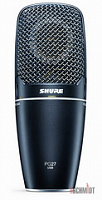 SHURE PG27USB кардиоидный конденсаторный USB микрофон c большой диафрагмой, аттенюатор -20дБ, подключение к ПК по USB