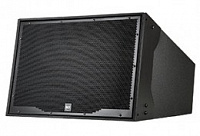 RCF HS 2200 (13000406)  Подвесной сабвуфер (IP55), предназначен для совместной работы в одном кластере с HL 2260/2240/2290. Частотный диапазон 35 Гц - 200 Гц, импеданс 8 Ом, чувствительность 100 дБ, макс. давление 137 дБ, динамик 18"(4" v.c.), номинальная