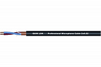 QUIK LOK CM995BK профессиональный микрофонный кабель антистатический, синий 2x0.22mm2