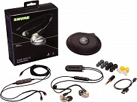 SHURE SE425-V+BT2-EFS беспроводные внутриканальные Bluetooth наушники с двумя арматурными драйверами, цвет серебрянный.