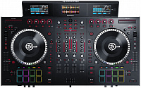NUMARK NS7III, DJ-контроллер, Serato DJ Pro (в комплекте), моторизованные джоги, емкостные ручки, корпус: металл, 3 дисплея